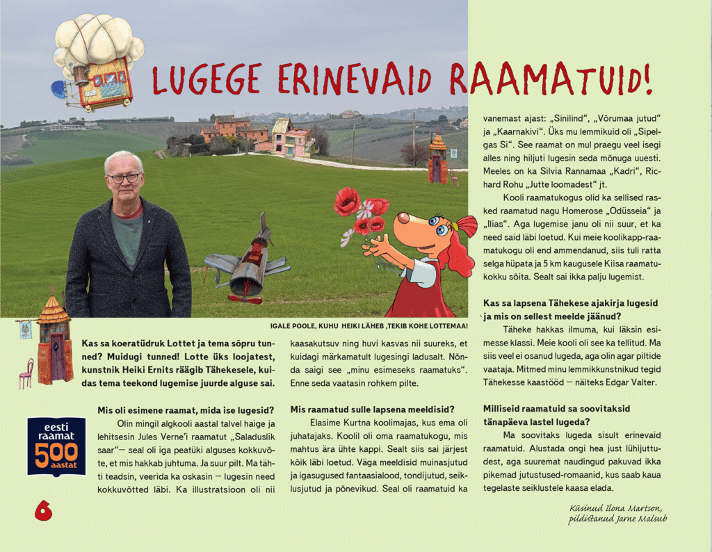 Lugege erinevaid raamatuid!