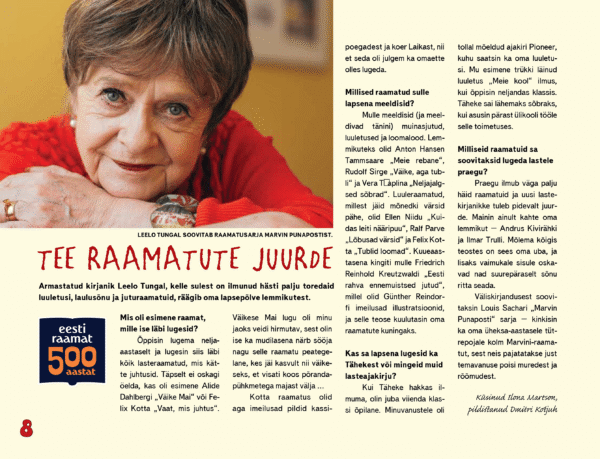 Tee raamatute juurde