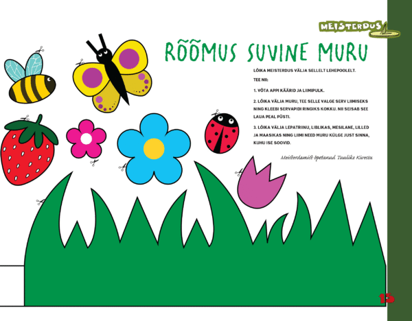 Rõõmus suvine muru