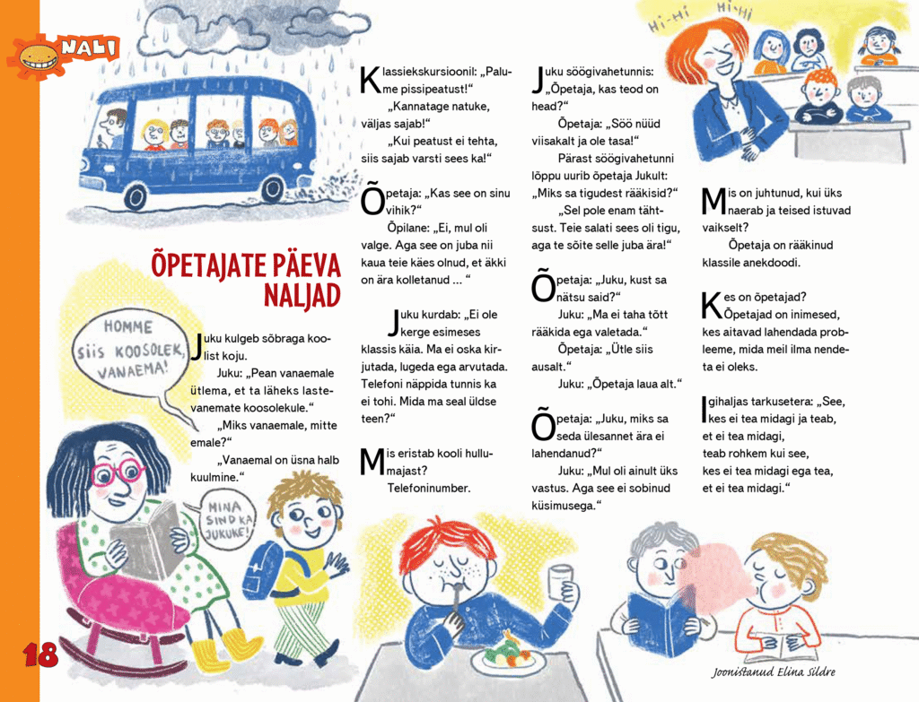 Õpetajate päeva naljad